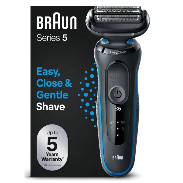 Braun Series 5 51B1000s barbermaskin i blått