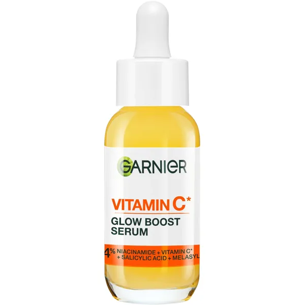 Garnier SkinActive Vitamin C Glow Boost Serum flaske